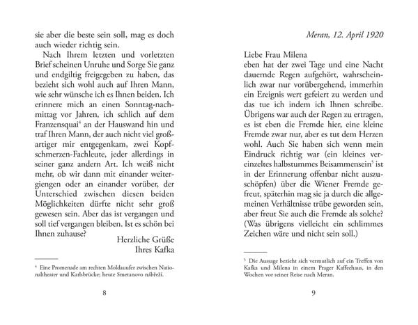 Produktbild: Briefe an Milena (Prager Ausgabe)