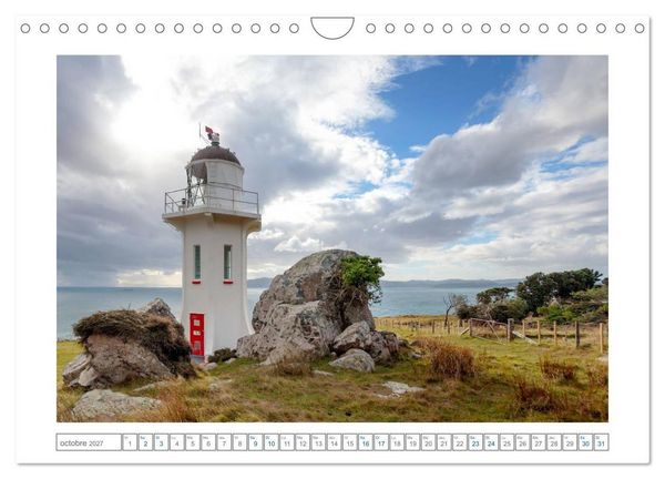 Produktbild: Phares de Nouvelle-Z&eacute;lande (Calendrier mural 2027 DIN A4 vertical), CALVENDO calendrier mensuel