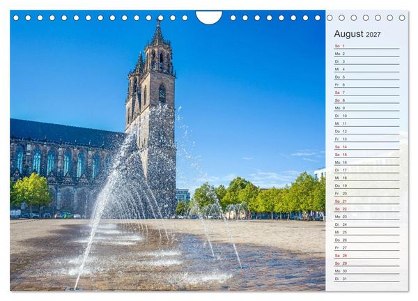 Produktbild: Magdeburg an der Elbe - Der Planer (Wandkalender 2027 DIN A4 quer), CALVENDO Monatskalender