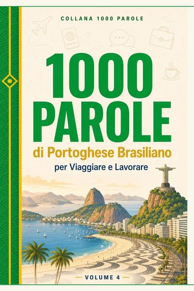 Produktbild: 1000 Parole di Portoghese Brasiliano per Viaggiare e Lavorare