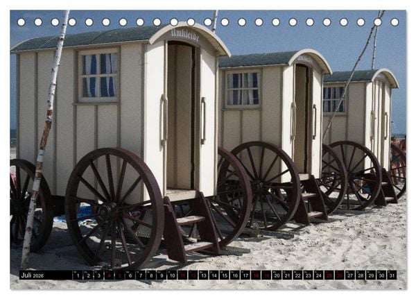 Produktbild: Norderney - von barfuss bis Cocktail (Tischkalender 2026 DIN A5 quer), CALVENDO Monatskalender