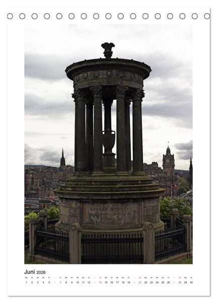 Produktbild: Edinburgh - Stadtansichten (Tischkalender 2026 DIN A5 hoch), CALVENDO Monatskalender