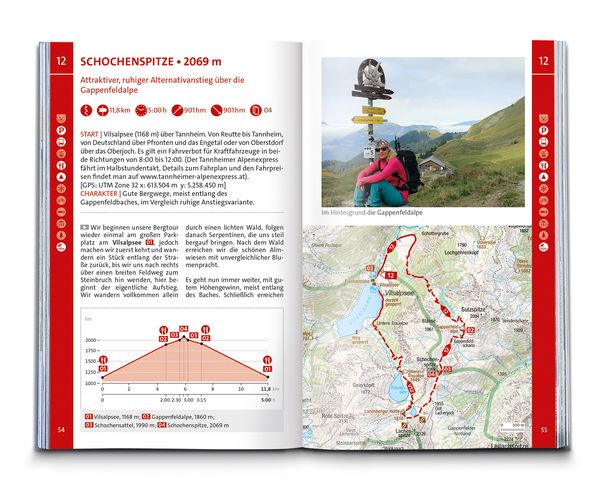 Produktbild: KOMPASS Wanderf&uuml;hrer Tannheimer Tal von Nesselw&auml;ngle bis Jungholz, 50 Touren mit Extra-Tourenkarte