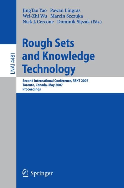 Produktbild: Rough Sets and Knowledge Technology