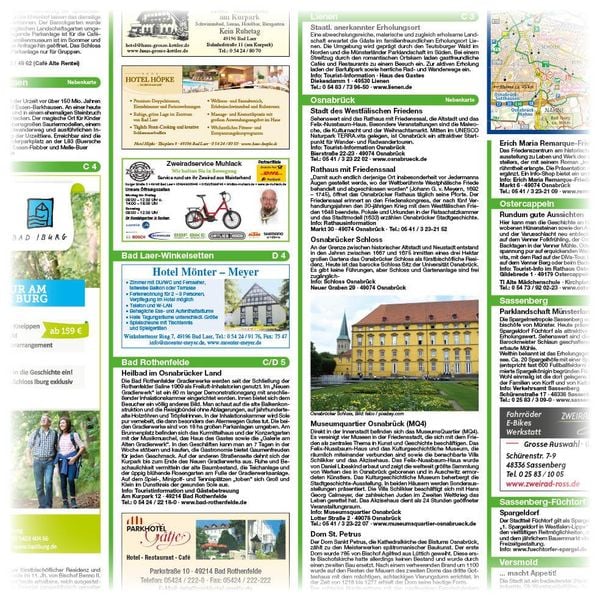 Produktbild: Bad Iburg - Bad Laer - Bad Rothenfelde - Bad Essen, Sassenberg - Warendorf 1:50 000