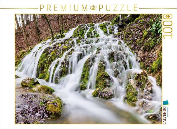 CALVENDO Puzzle Salmendinger Wasserfall | 1000 Teile Lege-Größe 64x48cm Foto-Puzzle für glückliche Stunden