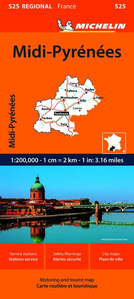 Produktbild: Michelin Midi-Pyrenees