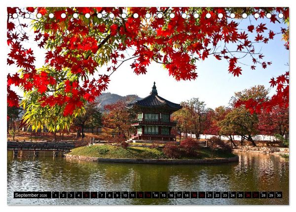 Produktbild: Seoul - Metropole zwischen Tradition und Moderne (Tischkalender 2026 DIN A5 quer), CALVENDO Monatskalender