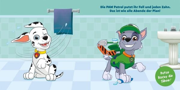 Produktbild: PAW Patrol Pappbilderbuch: Ab ins Bett, PAW Patrol!