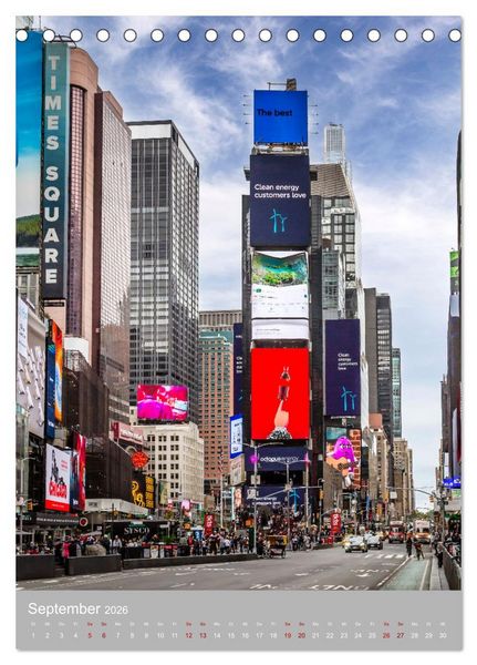 Produktbild: NEW YORK CITY Architektur und Atmosph&auml;re (Tischkalender 2026 DIN A5 hoch), CALVENDO Monatskalender