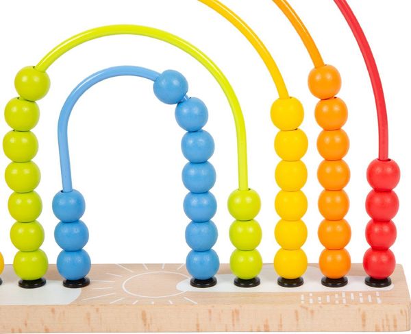 Produktbild: Motorikschleife und Abakus Regenbogen