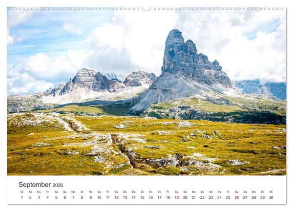 Produktbild: S&uuml;dtirol - Entlang der italienischen Alpen. (Wandkalender 2026 DIN A2 quer), CALVENDO Monatskalender