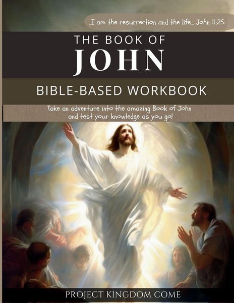 Produktbild: The Book of John I Kids Workbook to Help Children Study and Understand the Bible I Biblical quizzes for kids ages 9 and above