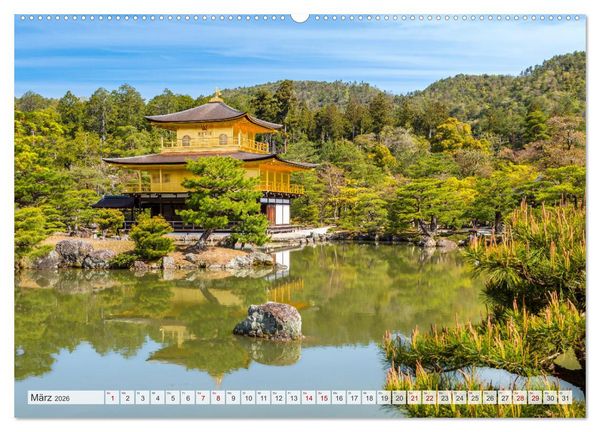 Produktbild: JAPAN Reise durch Zeit und Sch&ouml;nheit (hochwertiger Premium Wandkalender 2026 DIN A2 quer), Kunstdruck in Hochglanz