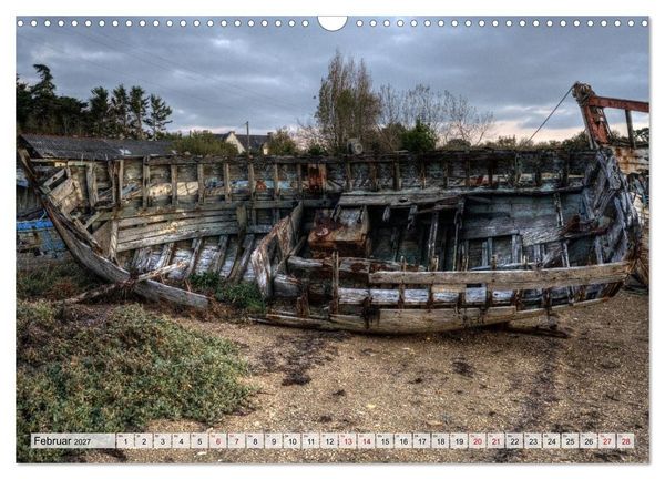 Produktbild: Cimeti&egrave;re de Bateaux de Rostellec (Wandkalender 2027 DIN A3 quer), CALVENDO Monatskalender