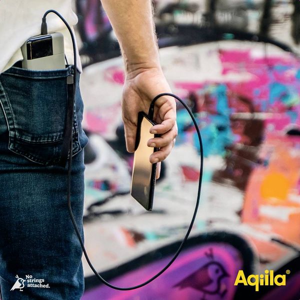 Produktbild: Aqiila Cablebird CB21 USB-C&reg; Kabel USB 2.0 Apple Lightning Stecker 1.00 m Schwarz AQCBPBICB1BD850