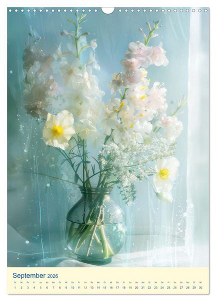Produktbild: Blumen in zauberhaftem Licht (Wandkalender 2026 DIN A3 hoch), CALVENDO Monatskalender