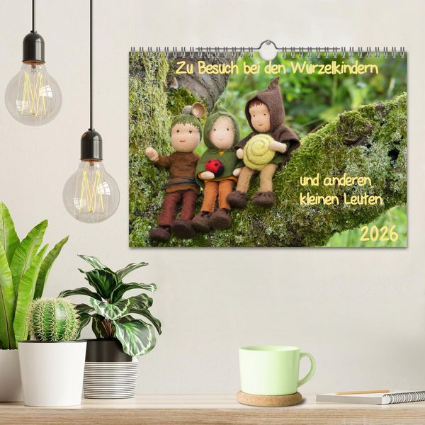 Produktbild: Zu Besuch bei den Wurzelkindern und anderen kleinen Leuten (Wandkalender 2026 DIN A4 quer), CALVENDO Monatskalender