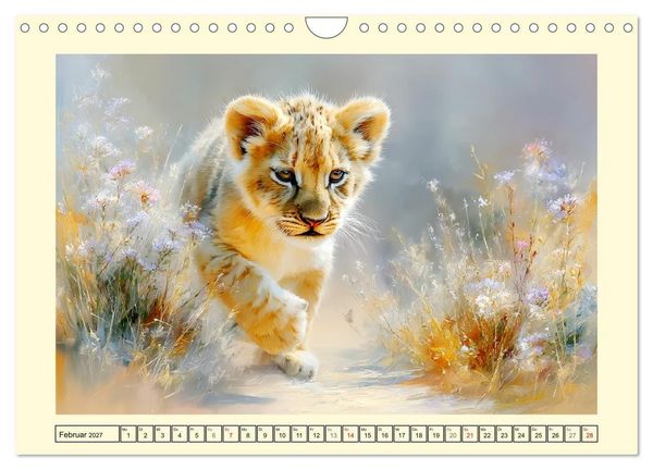 Produktbild: L&ouml;wenkinder. Afrikas kleine K&ouml;nige (Wandkalender 2027 DIN A4 quer), CALVENDO Monatskalender