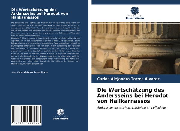 Produktbild: Die Wertsch&auml;tzung des Andersseins bei Herodot von Halikarnassos