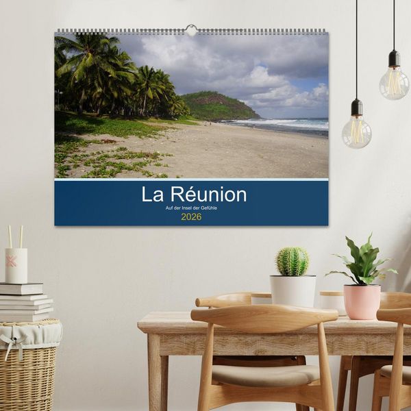 Produktbild: La R&eacute;union - Auf der Insel der Gef&uuml;hle (Wandkalender 2026 DIN A2 quer), CALVENDO Monatskalender