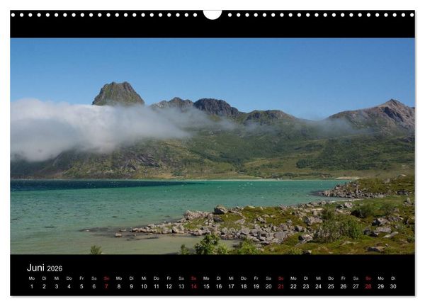 Produktbild: Sommer auf den Lofoten (Wandkalender 2026 DIN A3 quer), CALVENDO Monatskalender