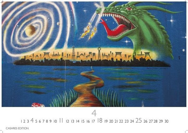 Produktbild: Berlin Street Art Kalender 2027 &ndash; Wandkalender | Fotokalender Deutschland 35x50cm Gro&szlig;format &ndash; Vielfalt und Kreativit&auml;t der urbanen Kunst