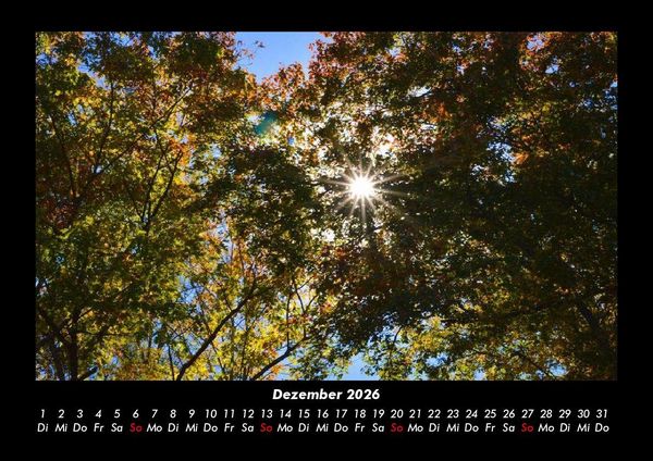 Produktbild: Landschaftskalender 2026 Fotokalender DIN A3