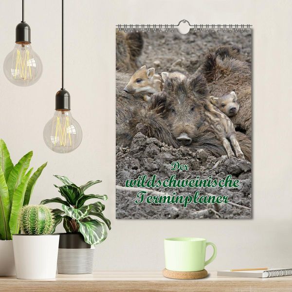 Produktbild: Der wildschweinische Terminplaner (Wandkalender 2026 DIN A4 hoch), CALVENDO Monatskalender