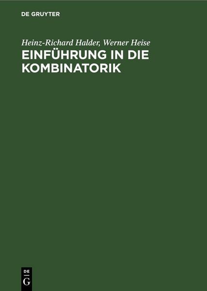 Produktbild: Einf&uuml;hrung in die Kombinatorik
