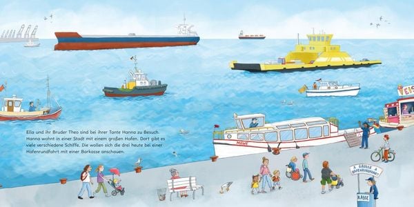 Produktbild: LESEMAUS 75: Gro&szlig;e und kleine Schiffe im Hafen