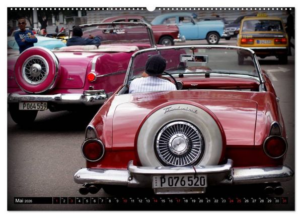 Produktbild: Auto-Legenden: FORD THUNDERBIRD (hochwertiger Premium Wandkalender 2026 DIN A2 quer), Kunstdruck in Hochglanz