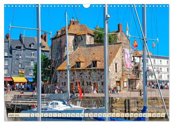 Produktbild: Honfleur - Bezauberndes Frankreich (Wandkalender 2026 DIN A3 quer), CALVENDO Monatskalender