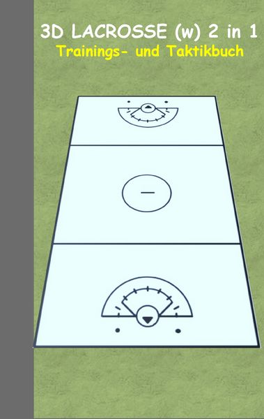 Produktbild: 3D Lacrosse (Damen) 2 in 1 Taktikboard und Trainingsbuch