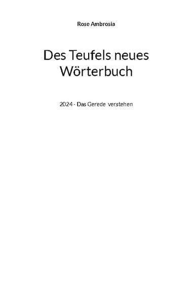 Produktbild: Des Teufels neues W&ouml;rterbuch
