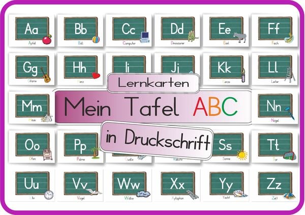 Mein Tafel ABC in Druckschrift, Sonstige von Helga Momm, E & Z Verlag GmbH