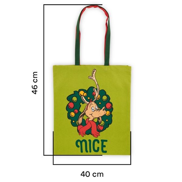 Produktbild: Baumwolltasche Naughty or Nice, Grinch
