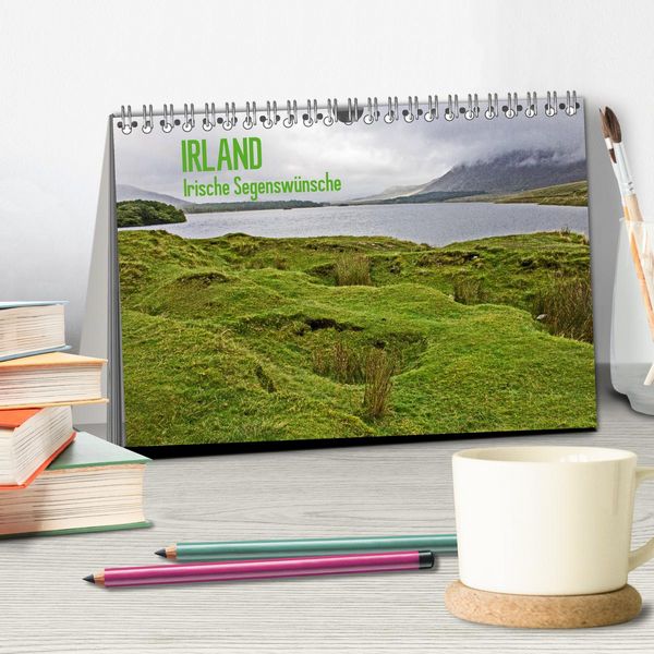 Produktbild: Irland - Irische Segensw&uuml;nsche (Tischkalender 2026 DIN A5 quer), CALVENDO Monatskalender