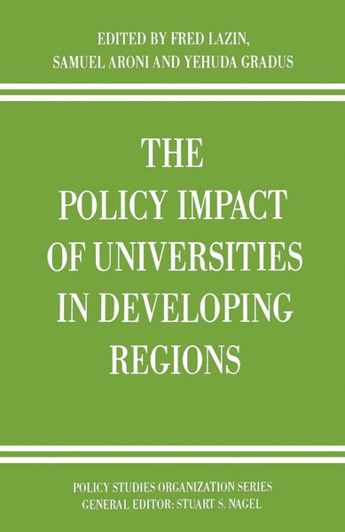 Produktbild: The Policy Impact of Universities in Developing Regions