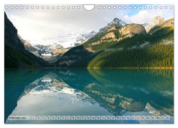 Produktbild: Indian Summer in the Canadian Rockies (Wall Calendar 2026 DIN A4 landscape), CALVENDO 12 Month Wall Calendar