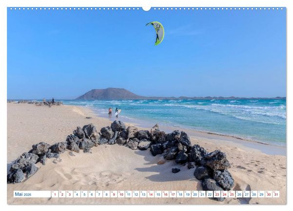 Produktbild: Fuerteventura, die ungez&auml;hmte Kanareninsel (Wandkalender 2026 DIN A2 quer), CALVENDO Monatskalender