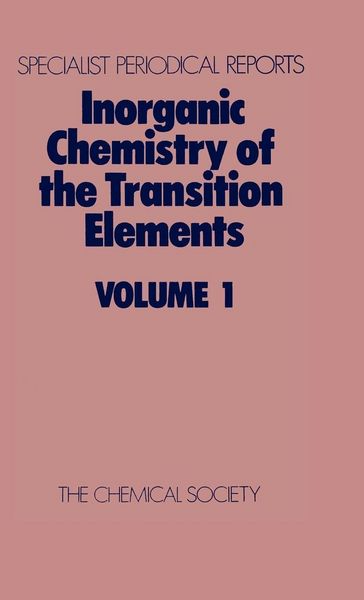 Produktbild: Inorganic Chemistry of the Transition Elements