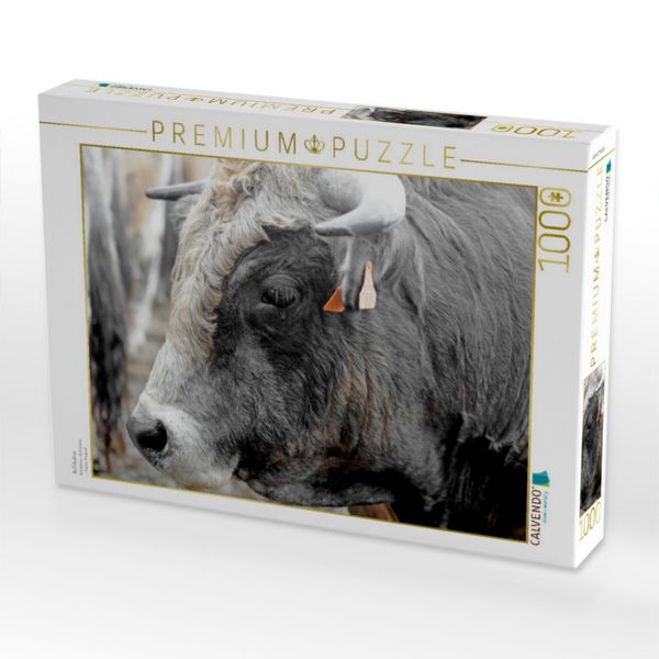 Produktbild: CALVENDO Puzzle Bull Aubrac | 1000 Teile Lege-Gr&ouml;&szlig;e 64x48cm Foto-Puzzle f&uuml;r gl&uuml;ckliche Stunden