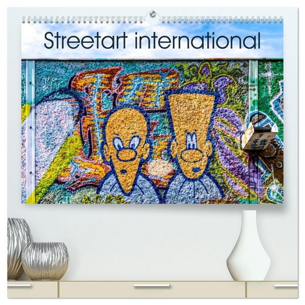 Produktbild: Streetart international (hochwertiger Premium Wandkalender 2026 DIN A2 quer), Kunstdruck in Hochglanz