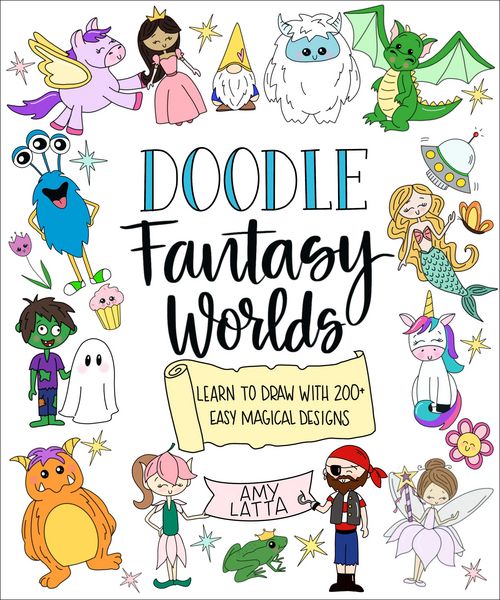 Produktbild: Doodle Fantasy Worlds