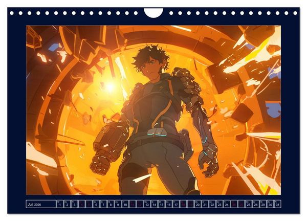 Produktbild: Interstellare Helden (Wandkalender 2026 DIN A4 quer), CALVENDO Monatskalender
