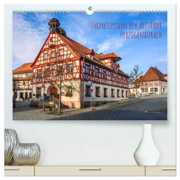 Produktbild: Impressionen der Altstadt Herzogenaurach (hochwertiger Premium Wandkalender 2027 DIN A2 quer), Kunstdruck in Hochglanz