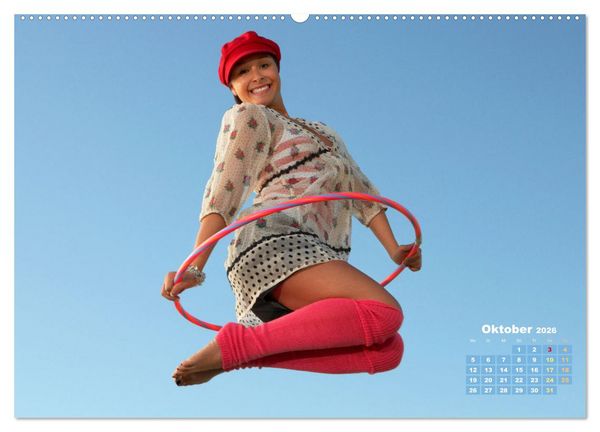 Produktbild: Hula-Hoop: Spa&szlig;, Sport und Fitness mit Hula Hoop Reifen (Wandkalender 2026 DIN A2 quer), CALVENDO Monatskalender