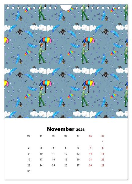 Produktbild: MUSTERMACKE (Wandkalender 2026 DIN A4 hoch), CALVENDO Monatskalender