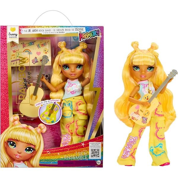 Rainbow High Jr High Rockband Fashion Dolls - Sunny